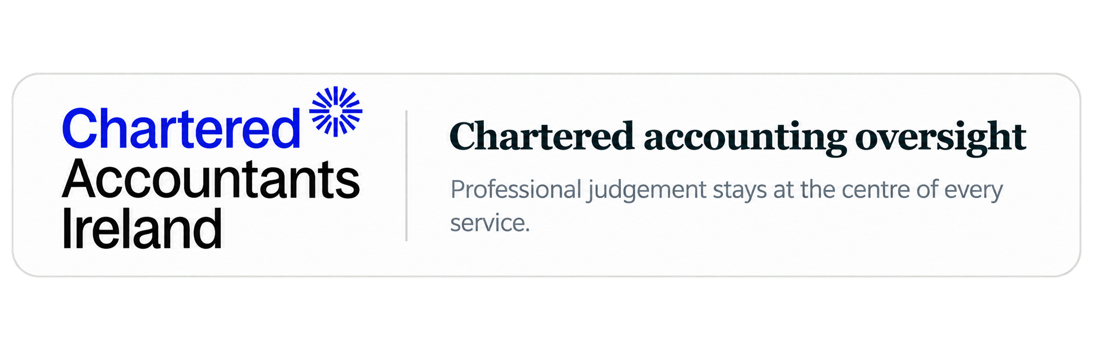 Chartered Accountants Ireland — Chartered accounting oversight